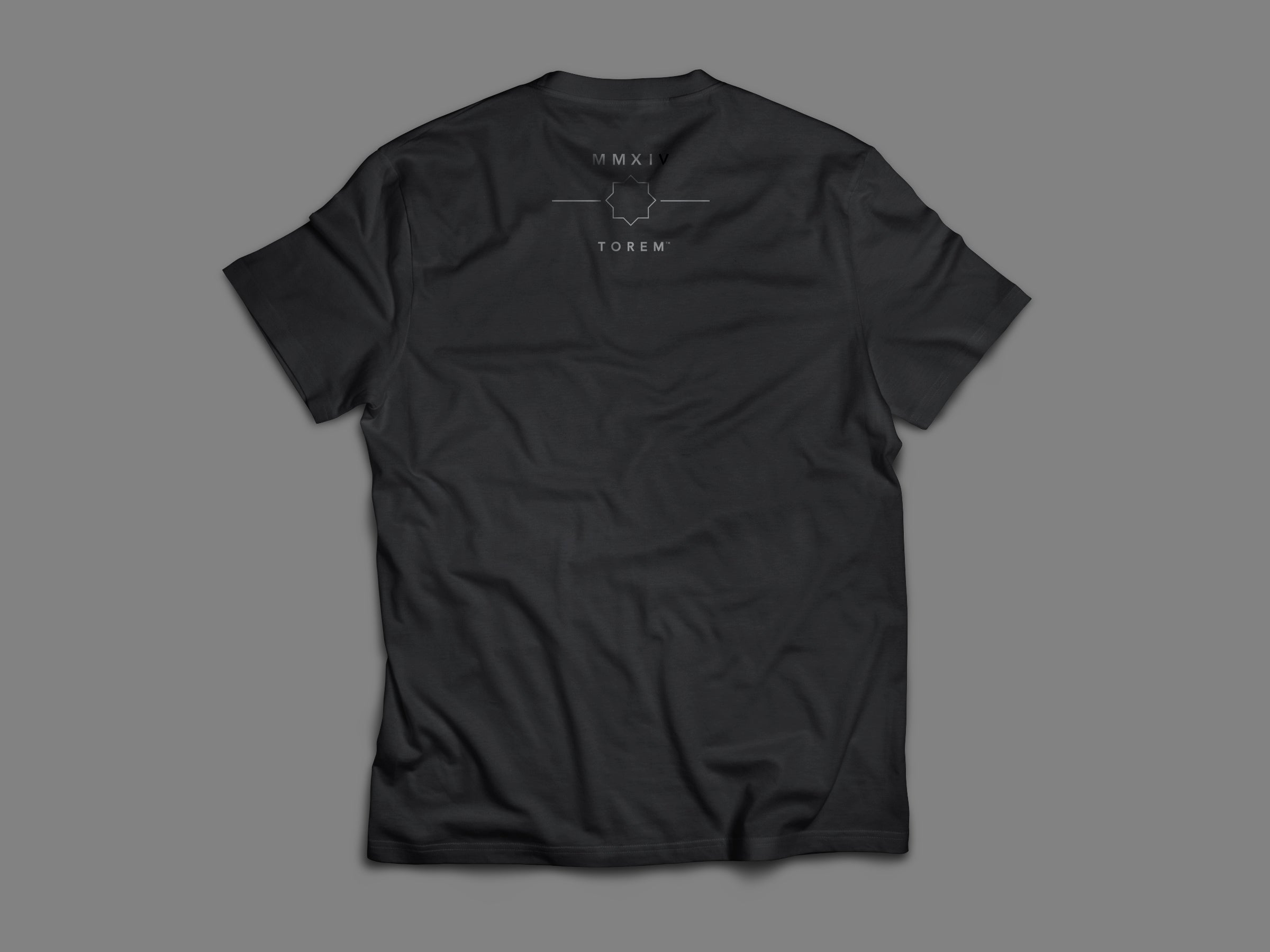 TOREM™ "TOREM CREST" TRAINING SHIRT BLACK/WHITE